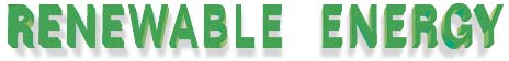 Renewable Energy-sustainable Development